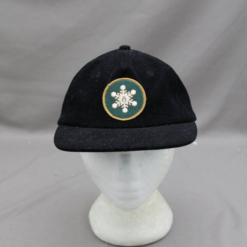 Corduroy Skateboard Hat - Nixon Snowflake Logo - Adult Strapback